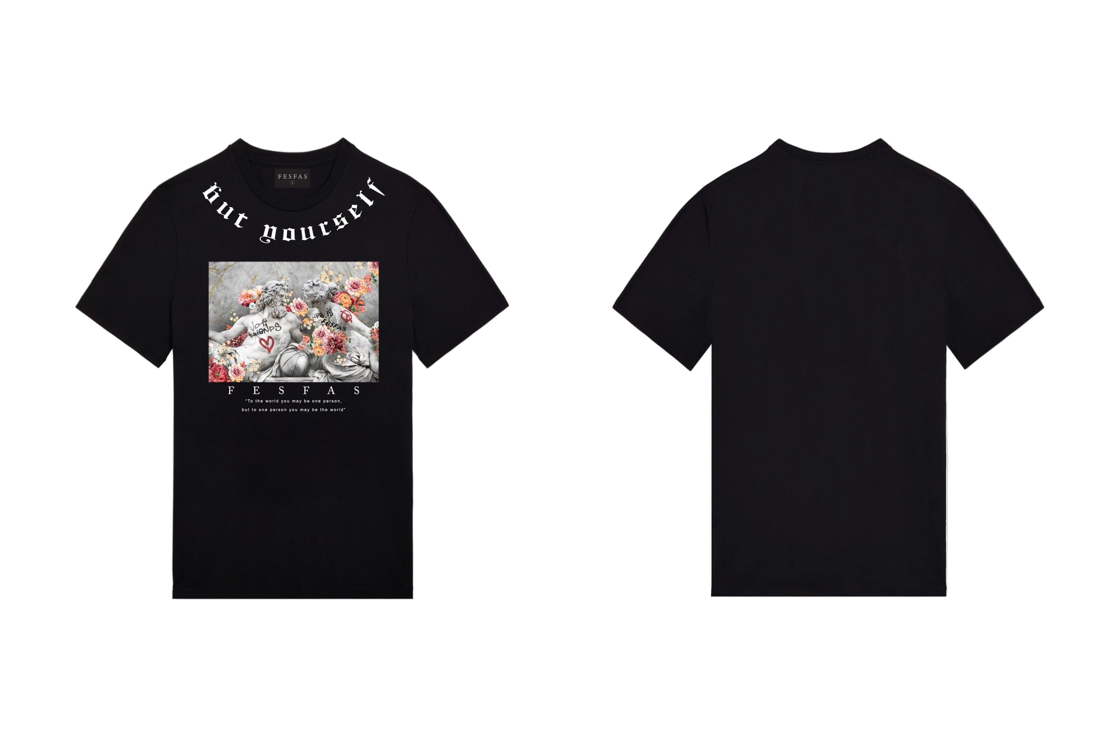 FesFas graphic-print | Áo Thun | Nam | Màu Đen