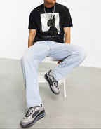 FesFas doberman-print | Áo Thun | Nam | Màu Đen