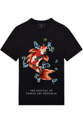 FesFas Fish-print | Áo Thun | Nam | Màu Đen