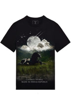 FesFas Horse-print | Áo Thun | Nam | Màu Đen