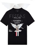 FesFas Freedom-print | Áo Thun | Nam | Màu Đen