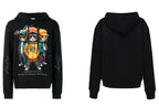 FesFas Cats Crew-print Hoodie | Black | Men