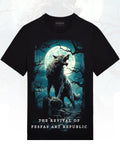 FesFas Wolf-print | Áo Thun | Nam | Màu Đen