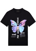 FesFas Butterfly-print | Áo Thun | Nam | Màu Đen