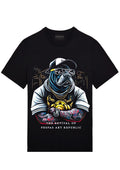 FesFas bulldog-print | Áo Thun | Nam | Màu Đen