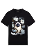 FesFas cat-print | Áo Thun | Nam | Màu Đen