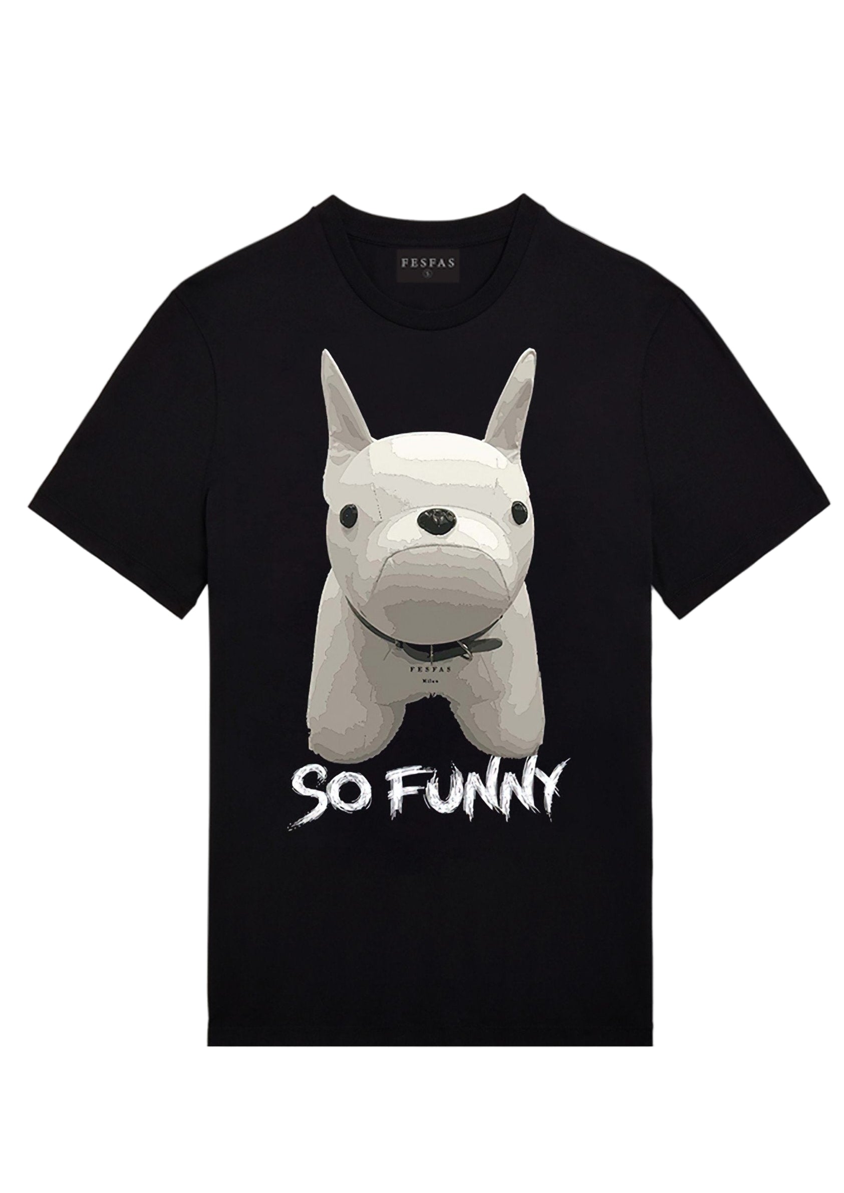 FesFas "So Funny"-print | Áo Thun | Nam | Màu Đen