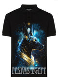 FesFas Doberman-print | Áo Polo | Nam | Màu Đen