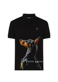 FesFas Doberman-print | Áo Polo | Nam | Màu Đen
