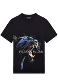 FesFas panther-print | Áo Thun | Nam | Màu Đen