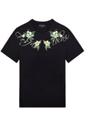 FesFas flowers-print | Áo Thun | Nam | Màu Đen
