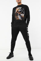 FesFas Dog-print Sweatshirt | Black | Men