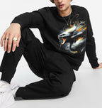 FesFas Viper-print Sweatshirt | Black | Men