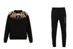 FesFas Feather-print Sweatshirt | Black | Men