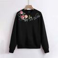 FesFas Flower-print Sweatshirt | Black | Men