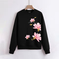 FesFas Flower-print Sweatshirt | Black | Men