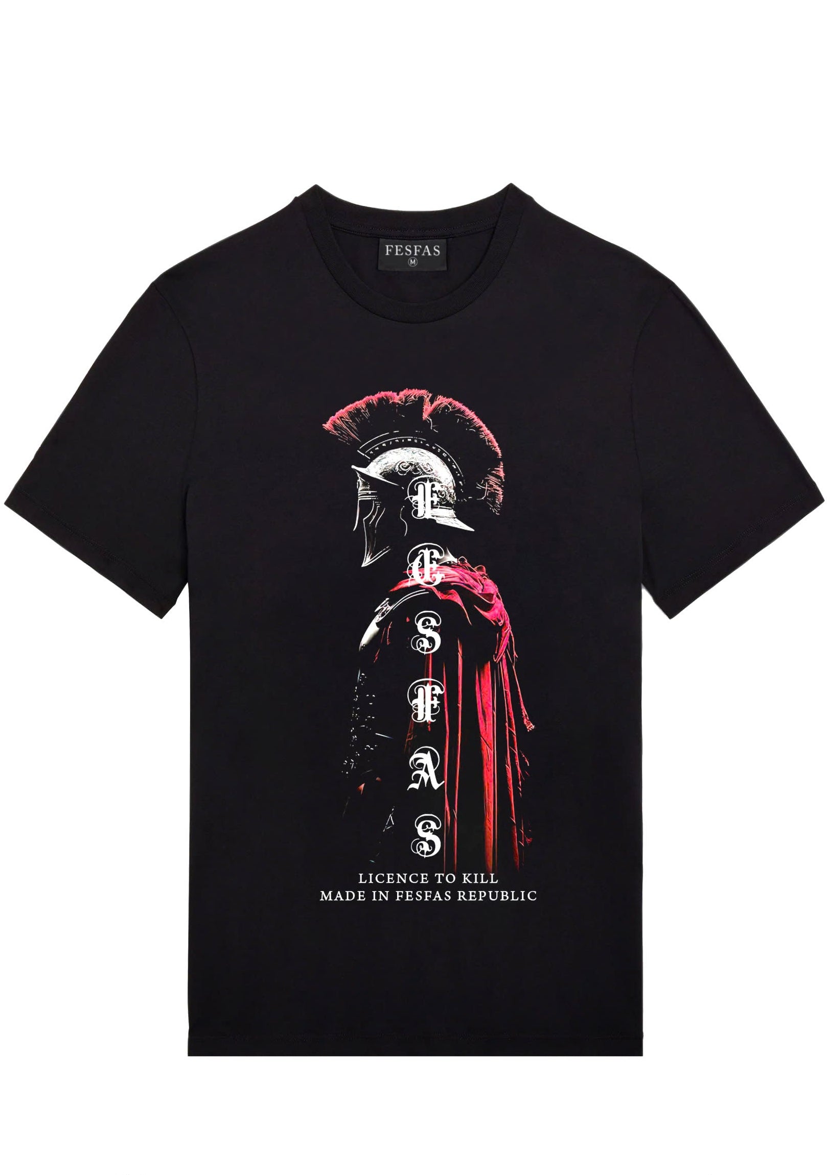 FesFas warrior-print | Áo Thun | Nam | Màu Đen