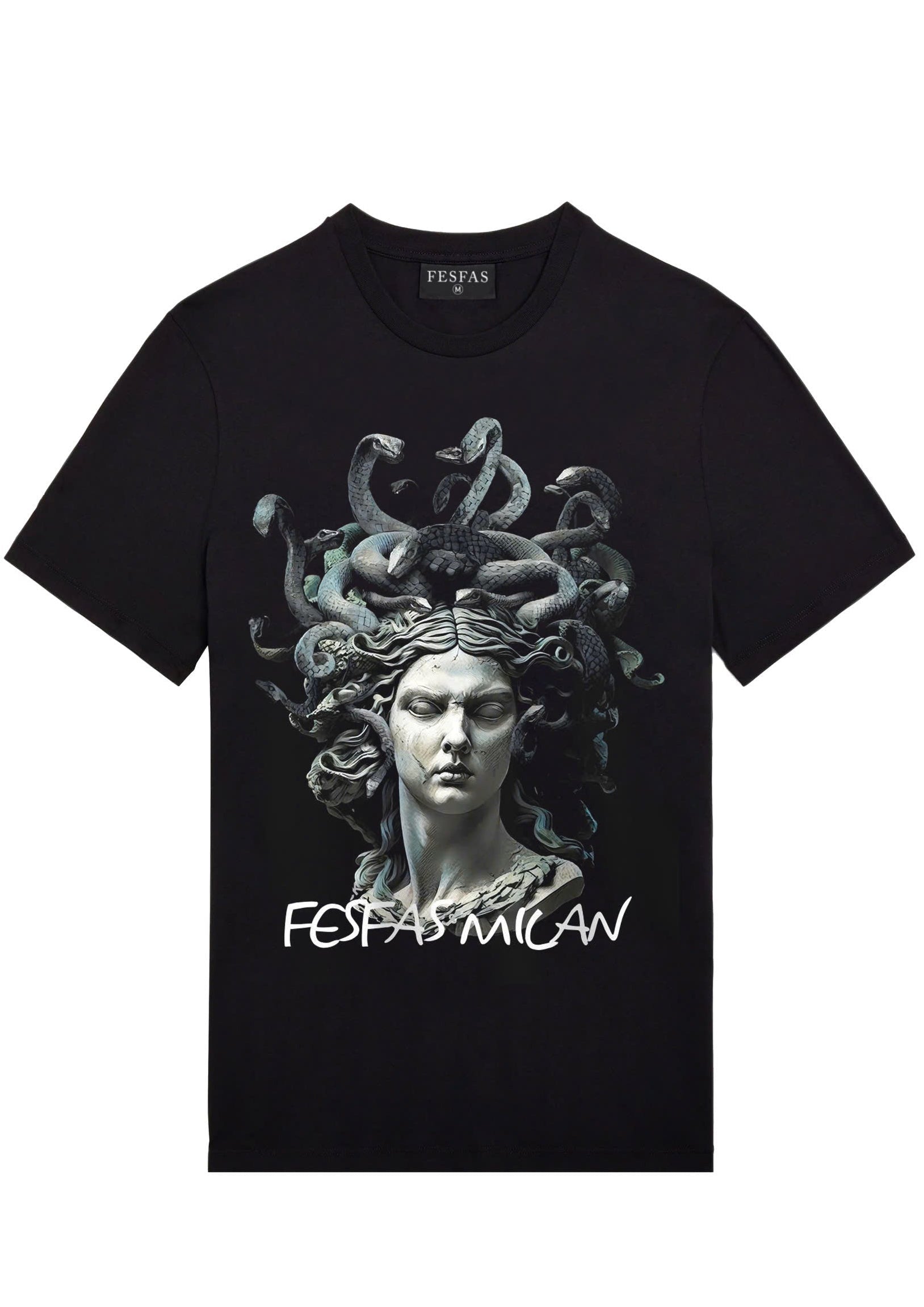 FesFas medusa-print | Áo Thun | Nam | Màu Đen