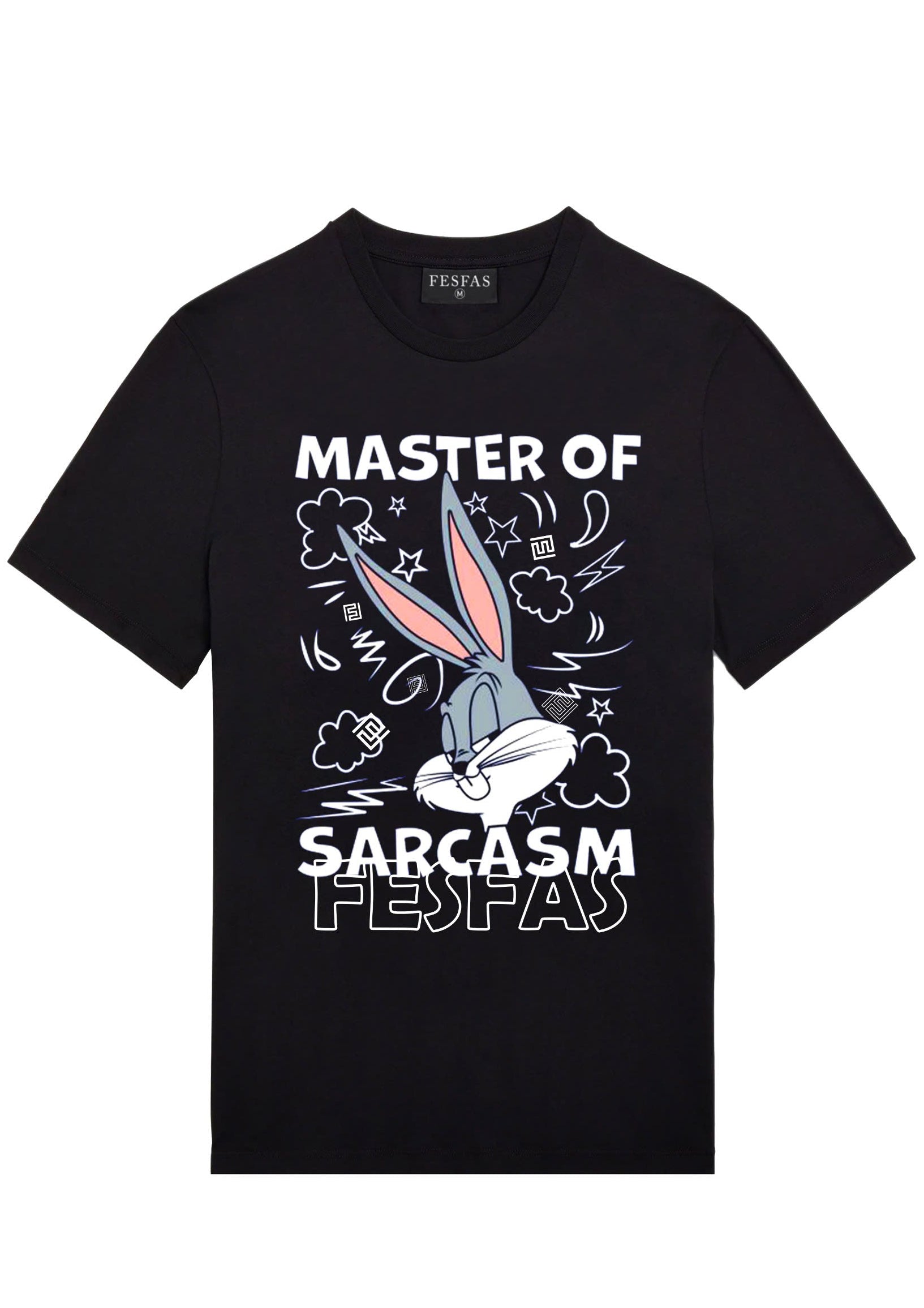 FesFas rabbit-print | Áo Thun | Nam | Màu Đen
