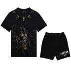 FesFas anubis-print | Bộ T-Shirt | Nam | Màu Đen