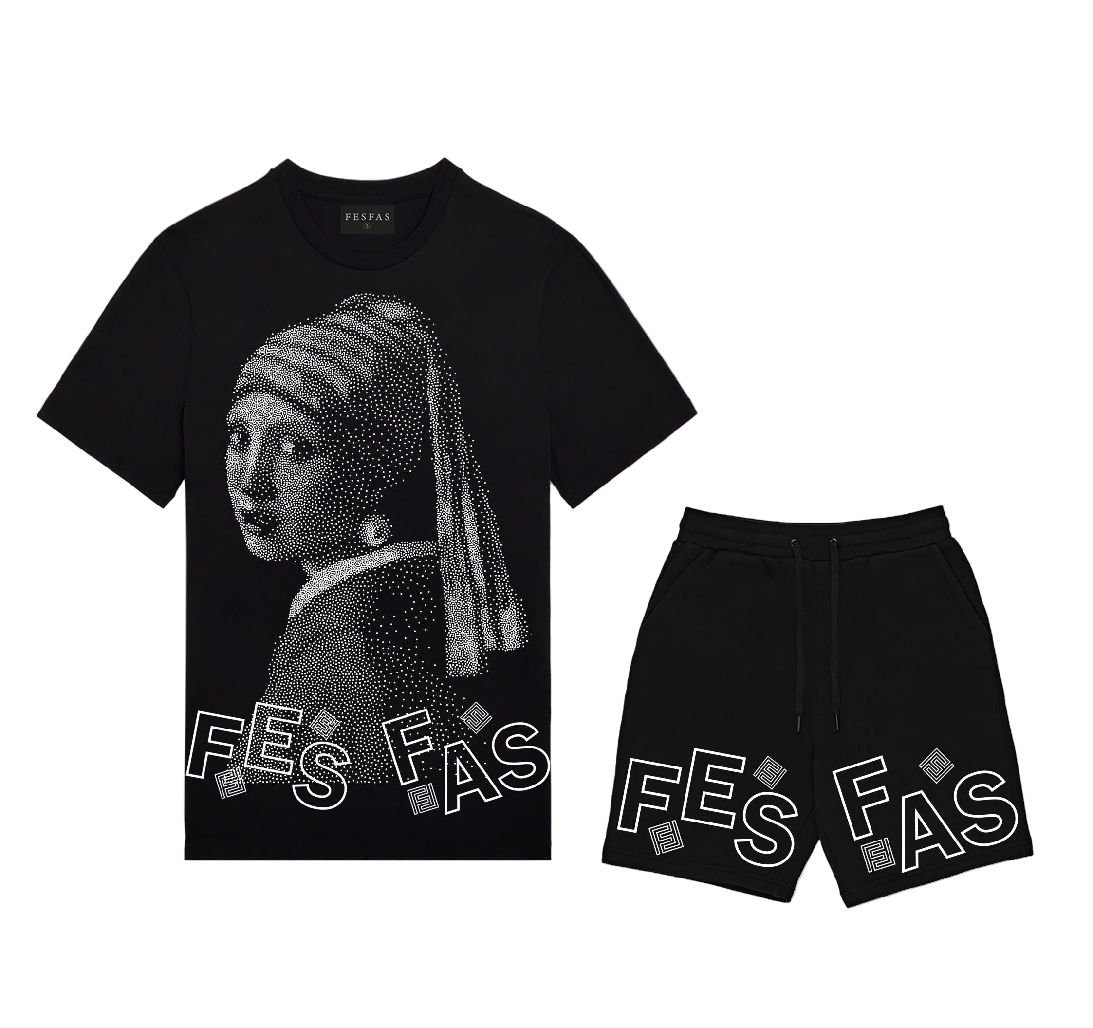 FesFas Drawstring Shorts | Men | Black