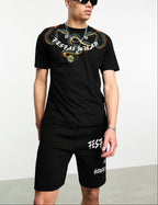 FesFas viper-print | Bộ T-Shirt | Nam | Màu Đen