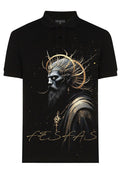 FesFas Egyptian-print | Áo Polo | Nam | Màu Đen