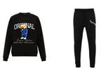 FesFas Bear-print Sweatshirt Set | Black | Men