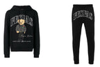 FesFas Bear-print Hoodie Set | Black | Men