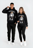 FesFas Bear-print Hoodie Set | Black | Men