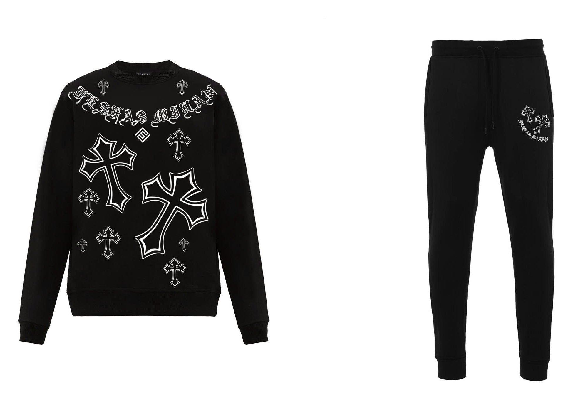 FesFas Drawstring Joggers | Men | Black
