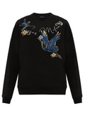 FesFas crane-print Sweatshirt | Black | Men