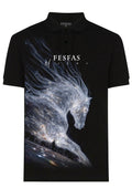 FesFas light horse-print | Áo Polo | Nam | Màu Đen