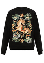 FesFas horse-print Sweatshirt | Black | Men