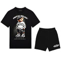 FesFas sport bear-print | Bộ T-Shirt | Nam | Màu Đen
