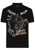 FesFas chains panther-print | Áo Polo | Nam | Màu Đen