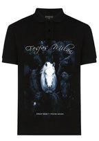 FesFas night horse-print | Áo Polo | Nam | Màu Đen