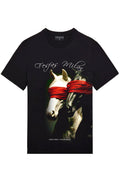 FesFas horses-print | Áo Thun | Nam | Màu Đen
