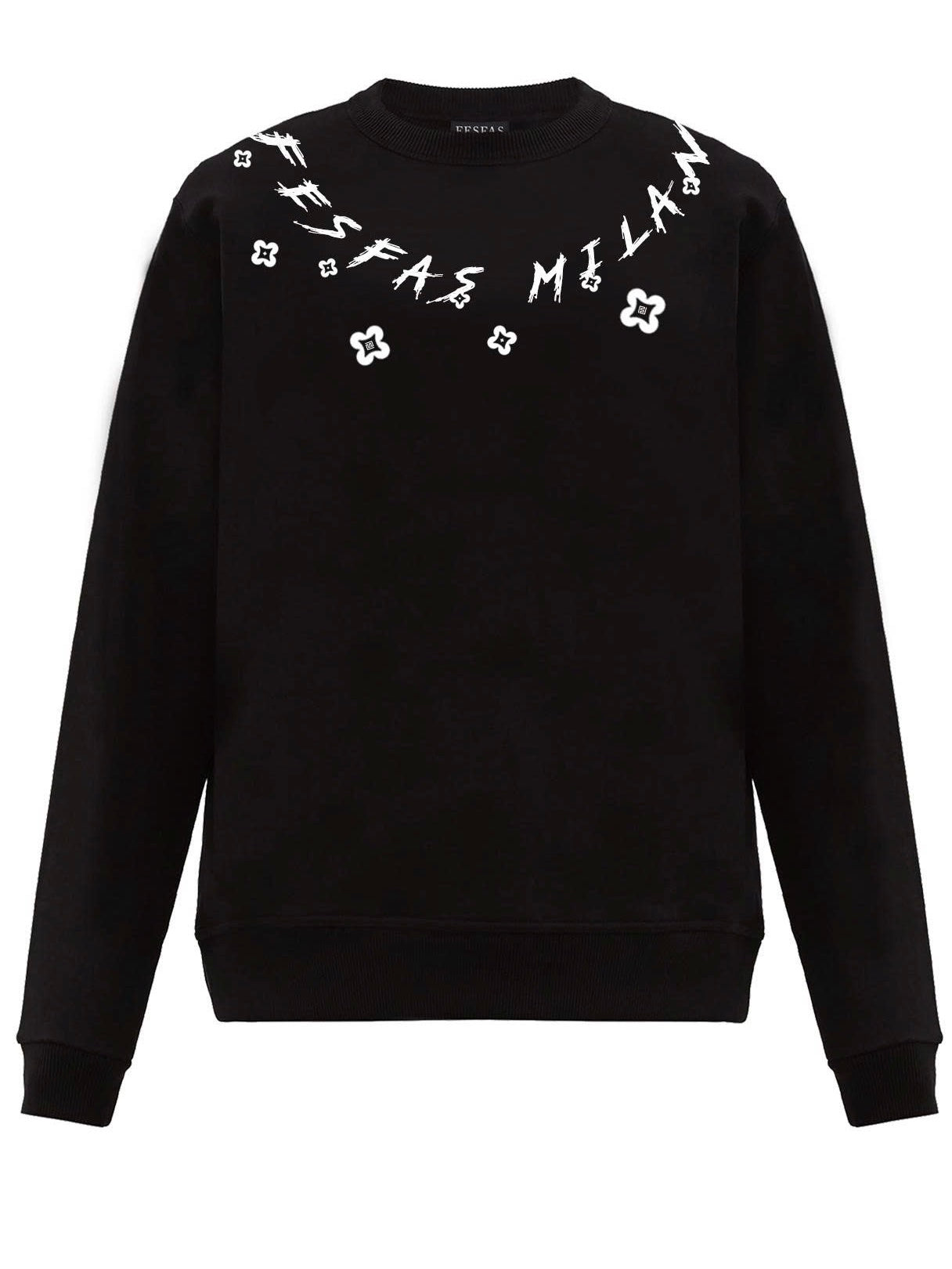 FesFas graphic-print Sweatshirt | Black | Men