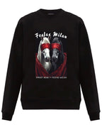 FesFas horse-print Sweatshirt | Black | Men