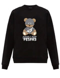 FesFas bear-print Sweatshirt | Black | Men