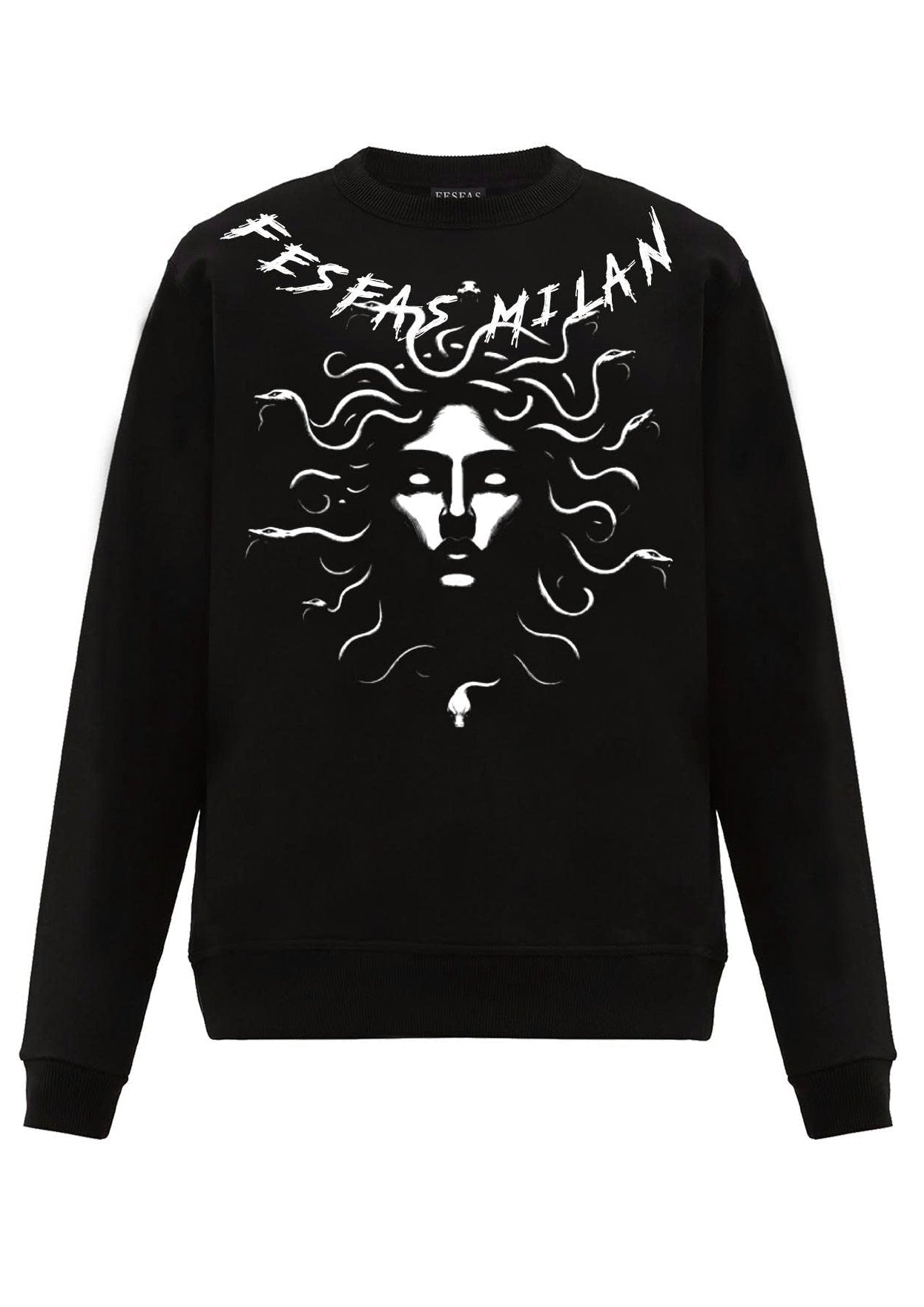 FesFas medusa-print Sweatshirt | Black | Men