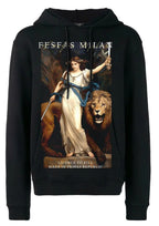 FesFas Lady-print Hoodie | Black | Men