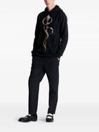 FesFas snake-print Hoodie | Black | Men