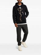 FesFas snake-print Hoodie | Black | Men