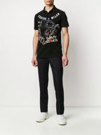 FesFas chains panther-print | Áo Polo | Nam | Màu Đen
