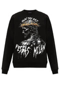 FesFas graphic-print Sweatshirt | Black | Men