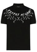 FesFas graphic-print | Áo Polo | Nam | Màu Đen
