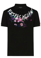 FesFas flowers-print | Áo Polo | Nam | Màu Đen