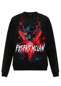 FesFas dark oni fusion-print Sweatshirt | Black | Men